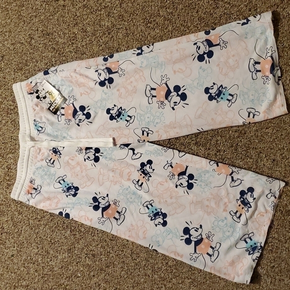 Disney Other - Disney mickey drawstring sleepwear pants small